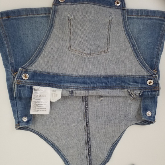 H&M denim skirt overalls - Picture 3 of 4
